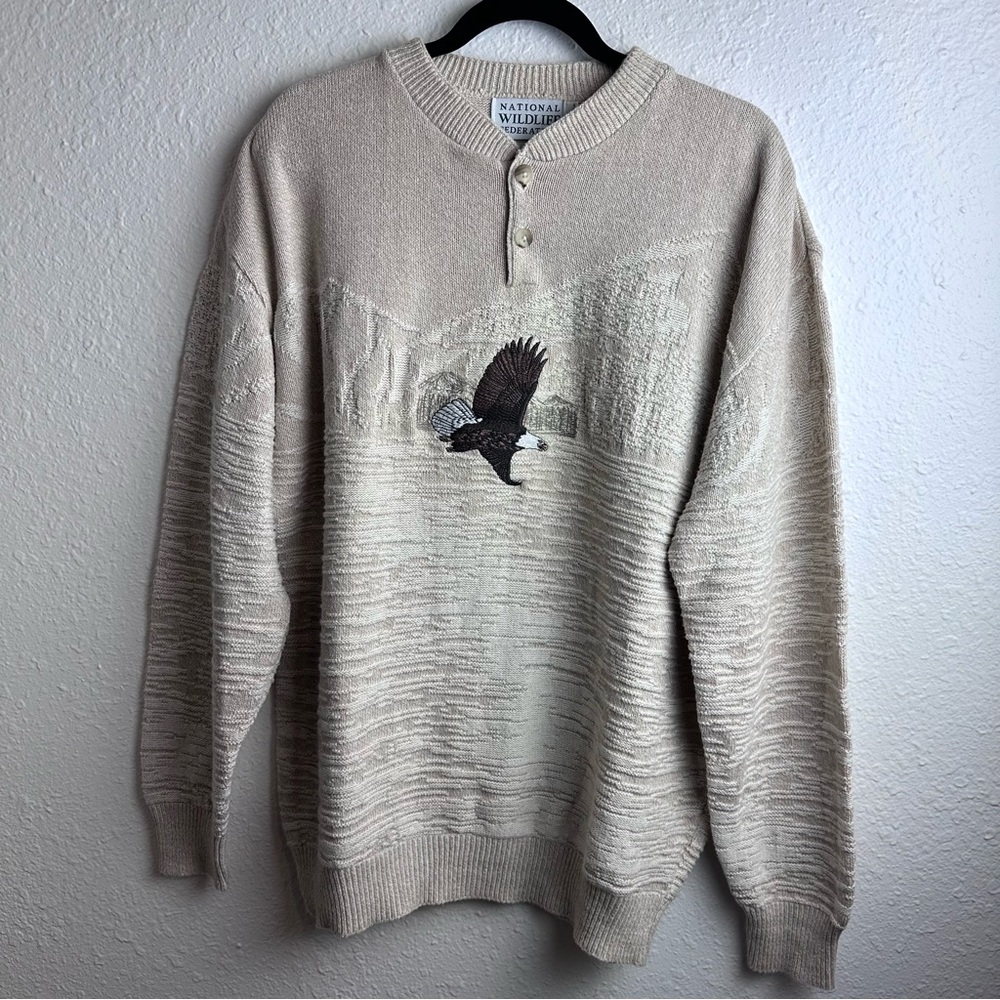 Vintage National Wildlife Federation Eagle Sweater